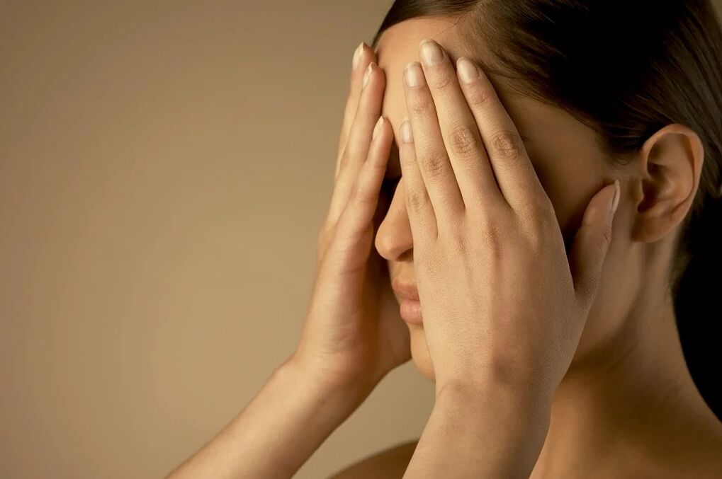 ejercicio de palma para los ojos